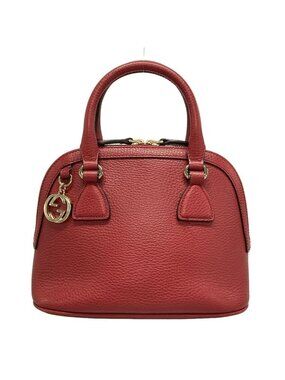 Gucci Handbag Red Leather